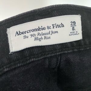 Abercrombie black denim